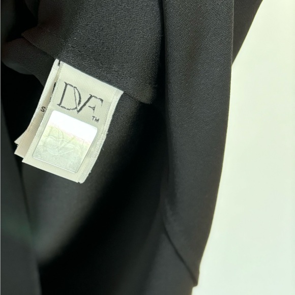 DVF Asymmetrical Black Dress - Picture 6 of 7